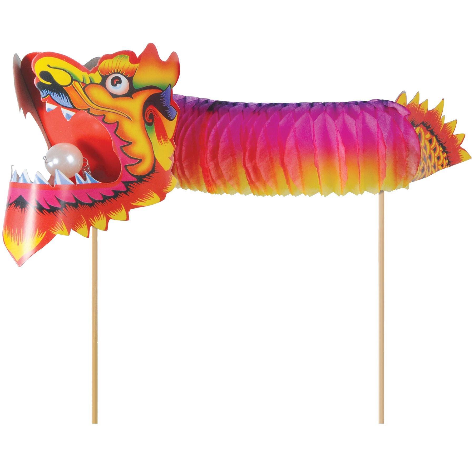 Chinese Dragon Accordion Pick Decoration 2in x 26in | Party City