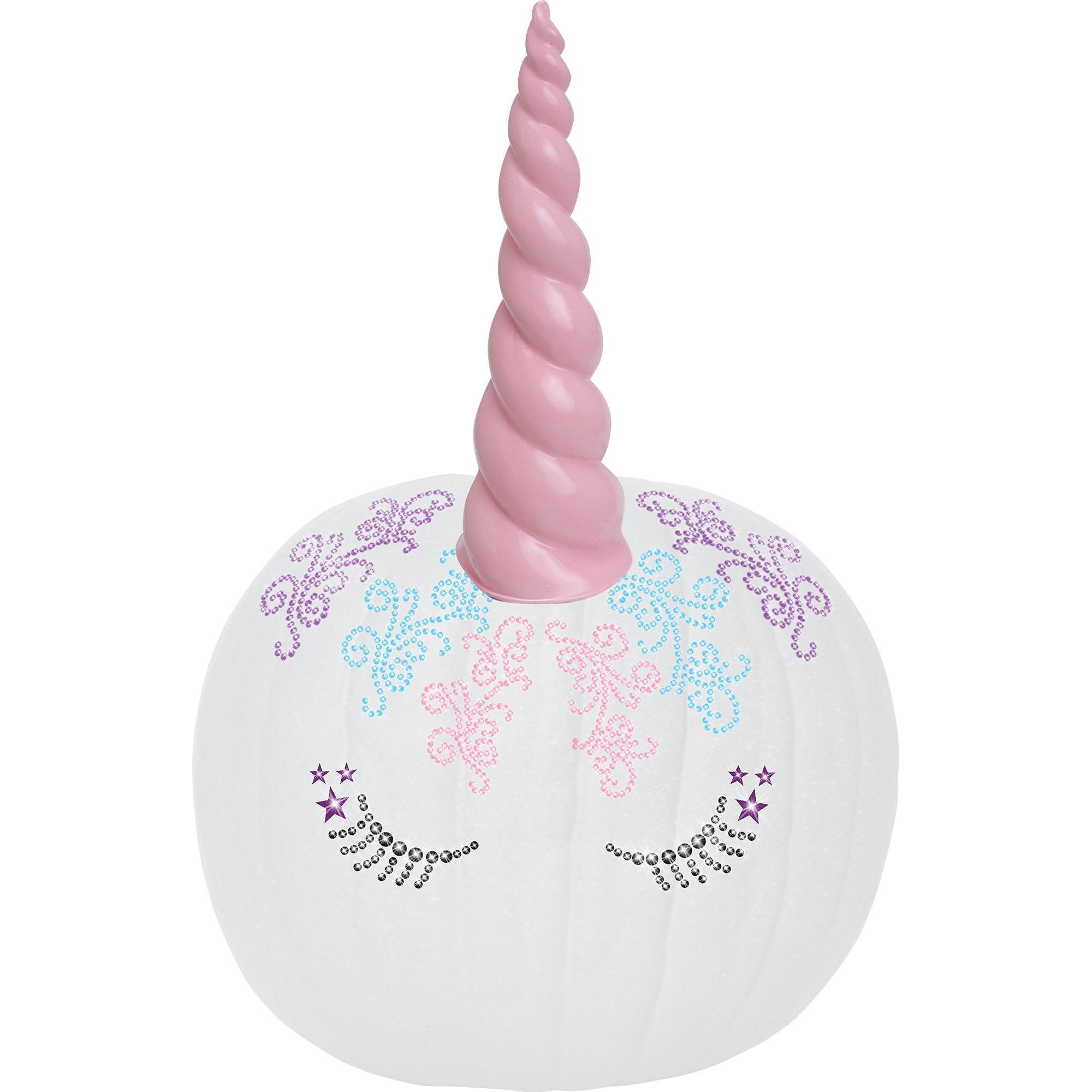 Unicorn Pumpkin Decorating Kit 4pc