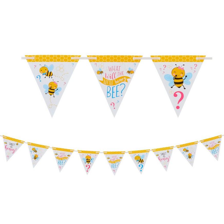 Little Honey Bee Pennant Banner
