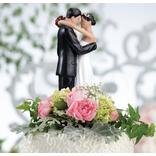 Hispanic Bride & Groom Wedding Cake Topper