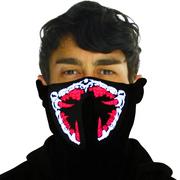 Light-Up Sabertooth Scream Demon Mask