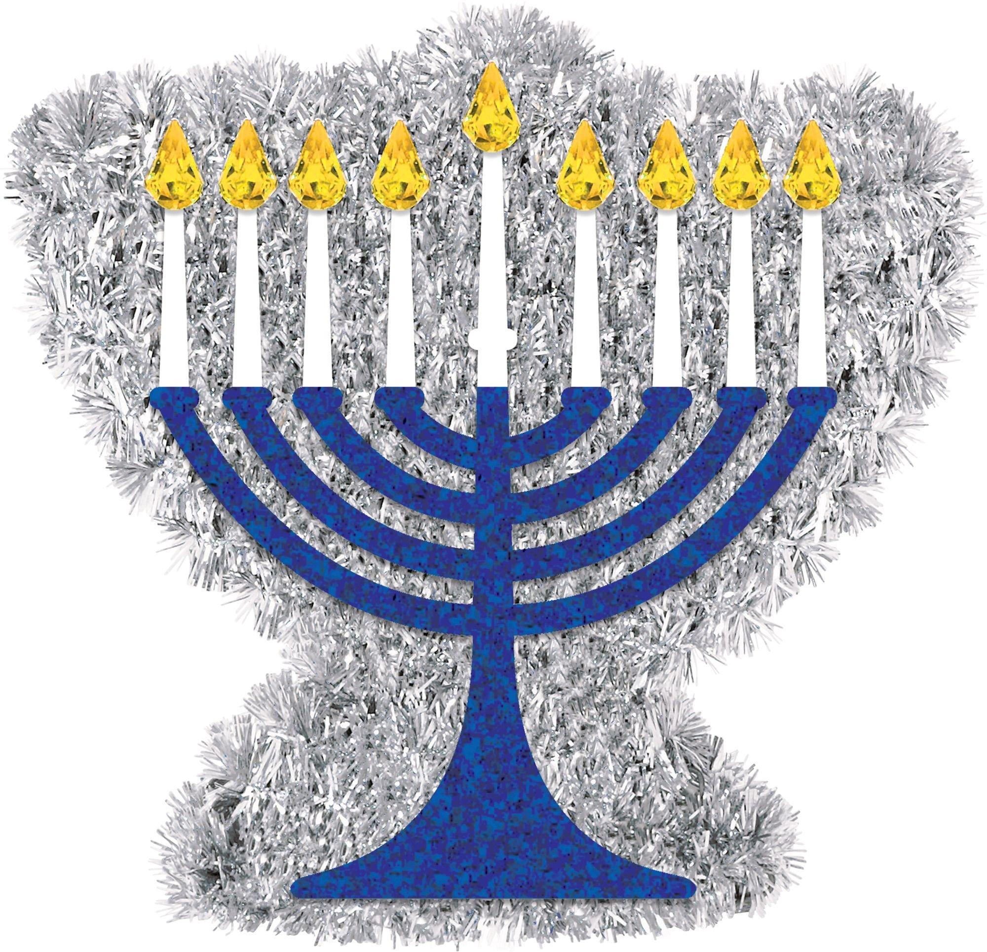 Mini Tinsel Menorah