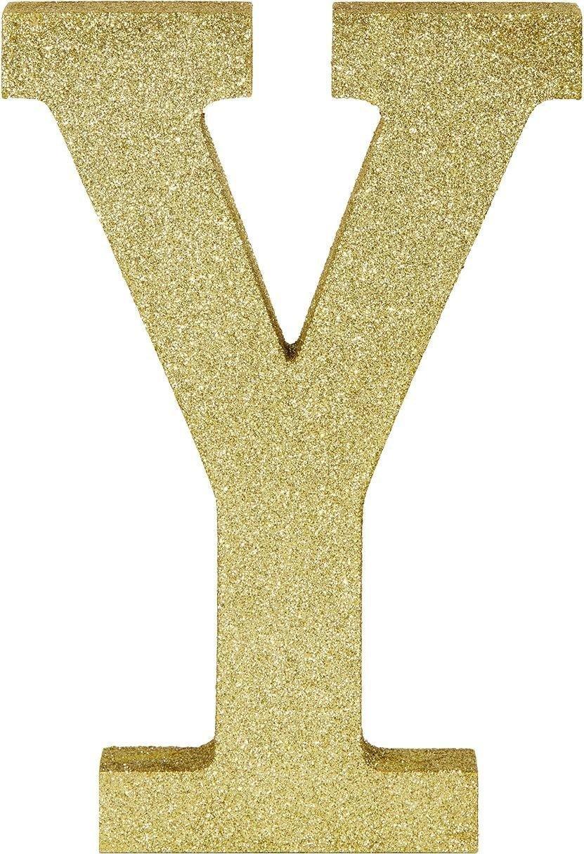 Glitter Gold Baby MDF Sign Set, 9in Letters