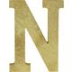 Glitter Gold One MDF Sign Set, 9in Letters