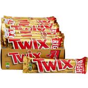 Milk Chocolate Caramel 4-Pack Twix Bars 24ct