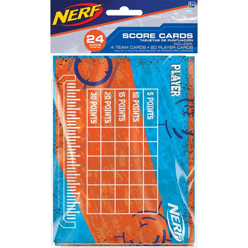 Nerf Score Cards 24ct