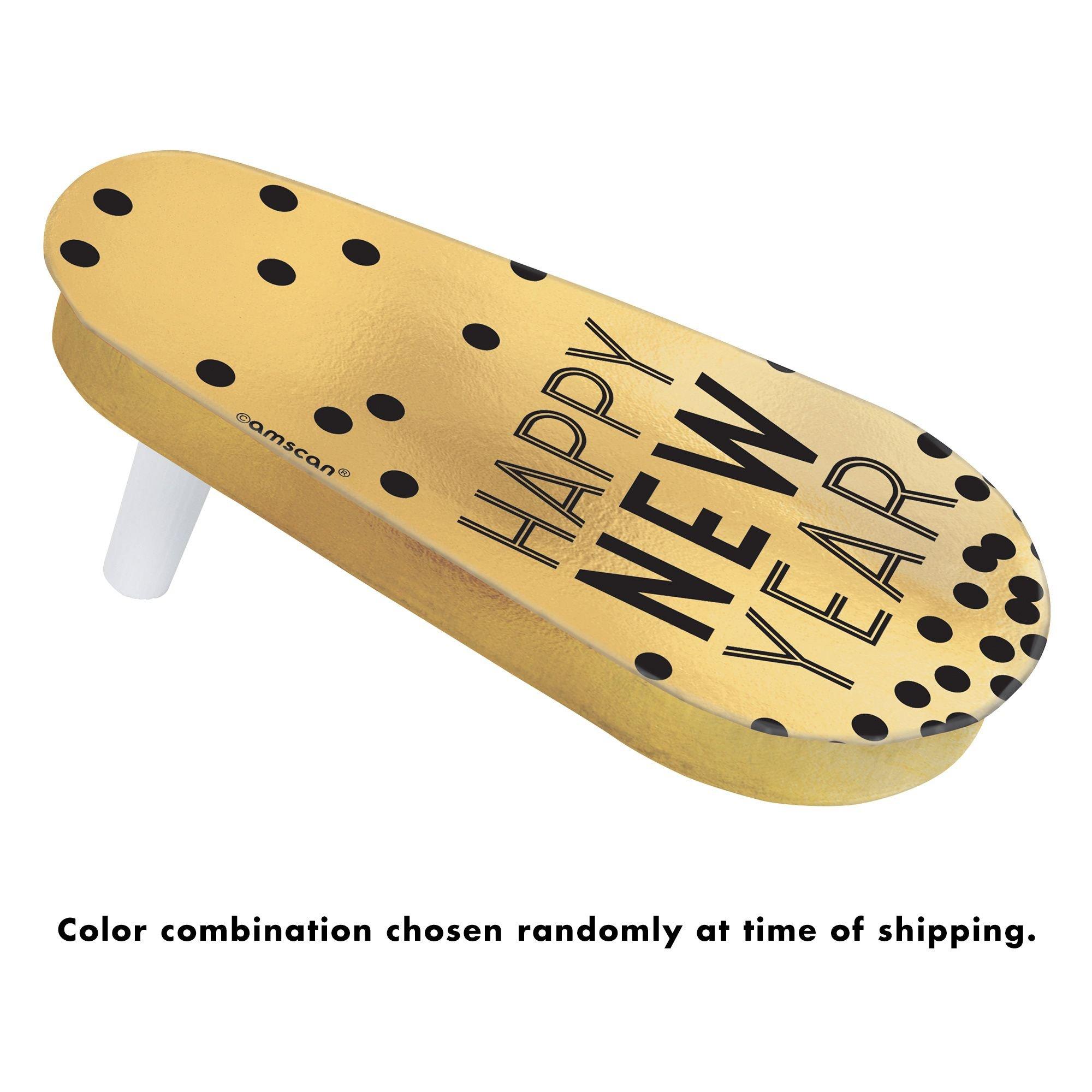 Black & Gold New Year's Eve Noisemaker Party City