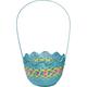 Striped Blue Easter Basket