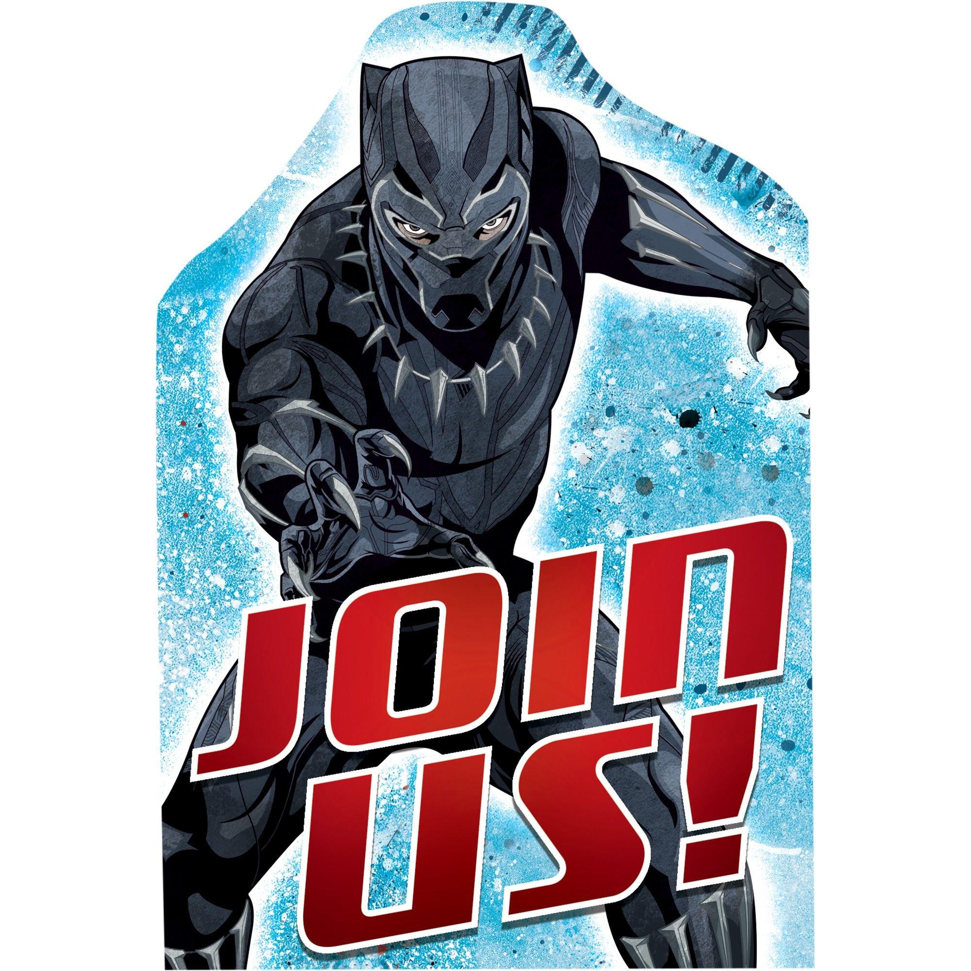 Black Panther Invitations 8ct