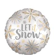 Let It Snow Balloon, 18in