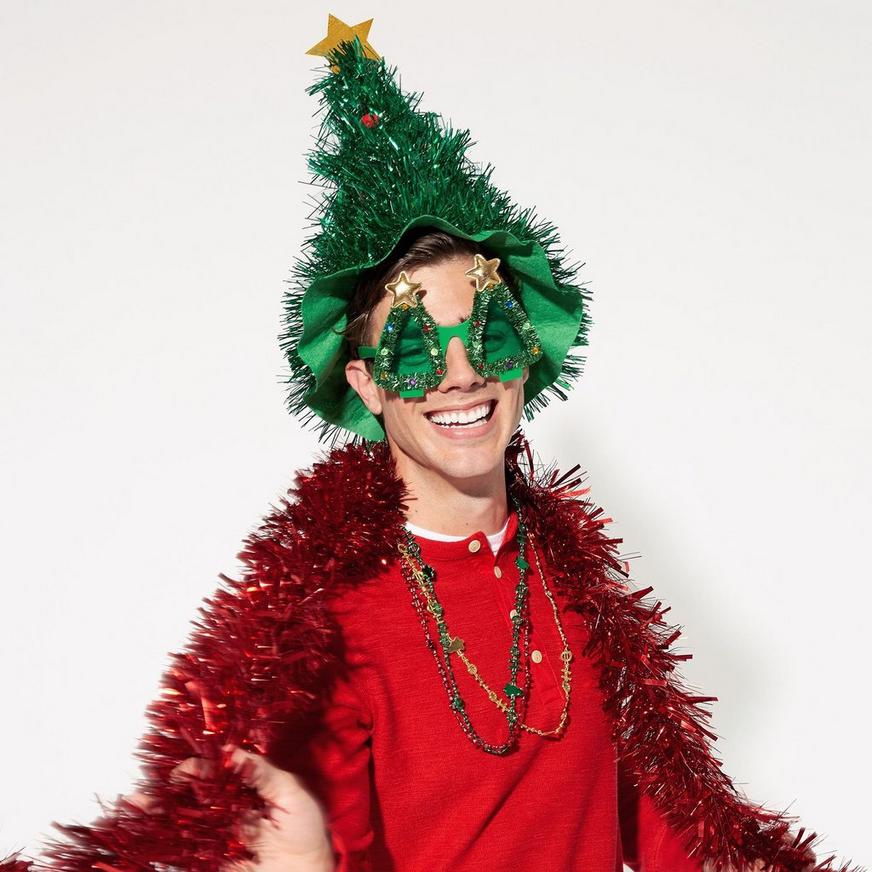 Tinsel Christmas Tree Sunglasses