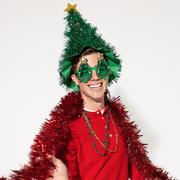 Tinsel Christmas Tree Sunglasses