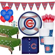 Super Chicago Cubs Party Kit for 36 Guests