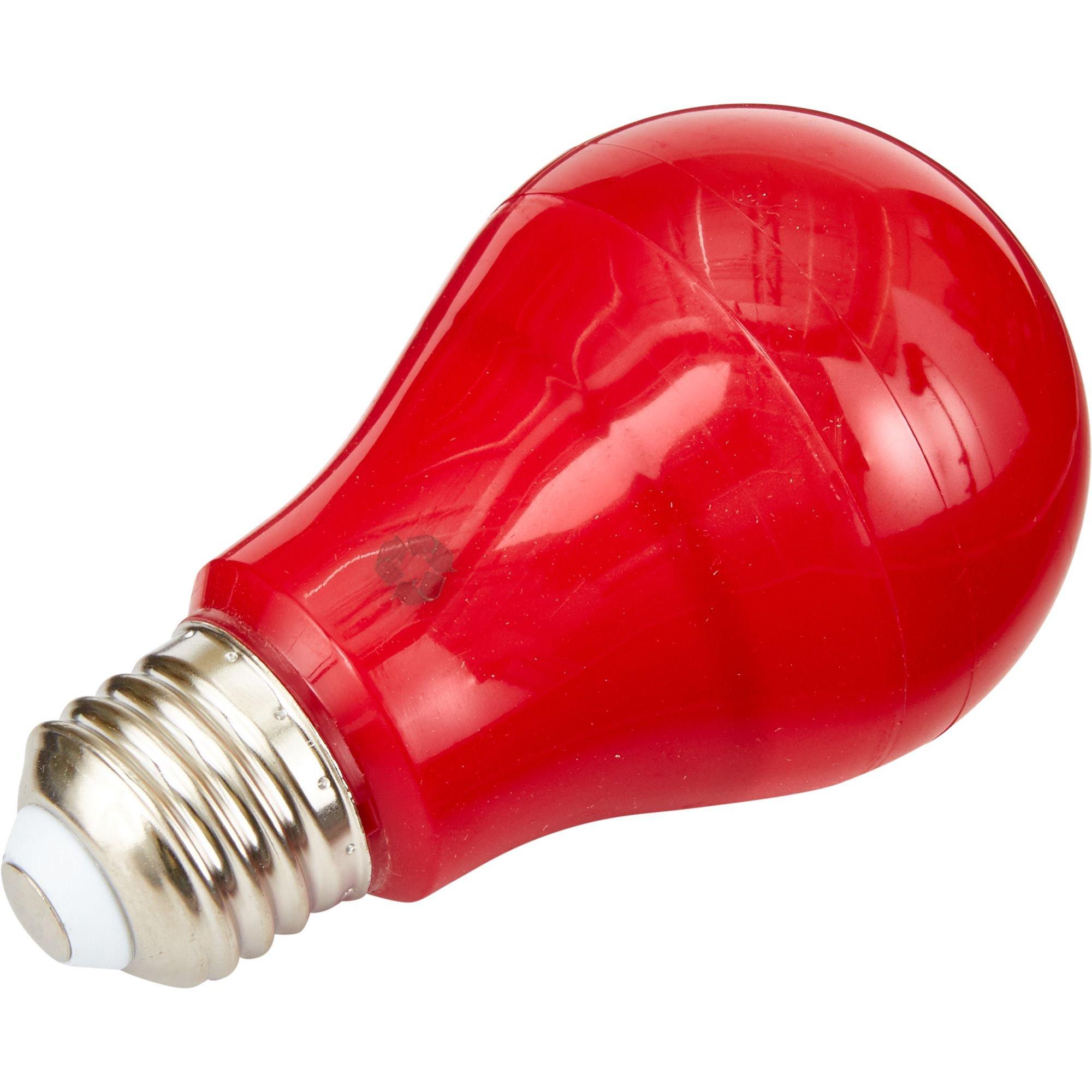 Led red shop light bulb