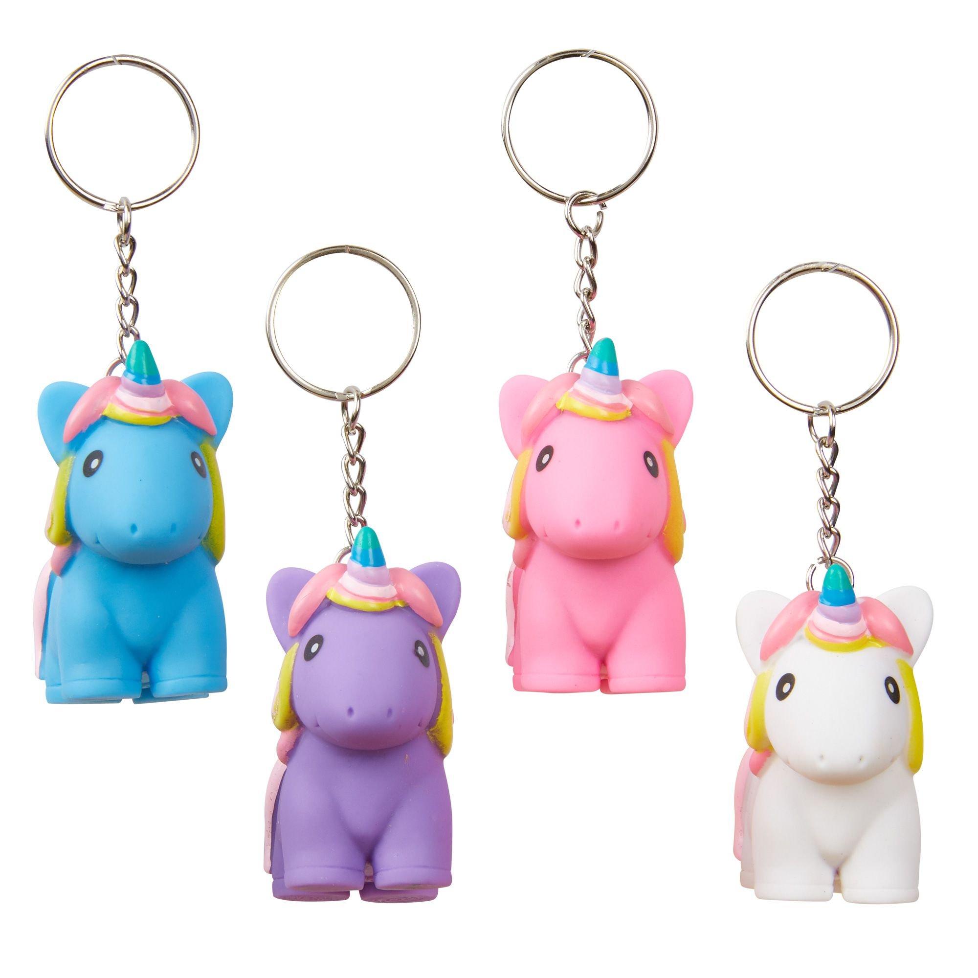 Buy 3 for $10, Unicorn Puff Ball Keychain