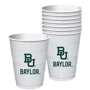 Baylor Bears Plastic Cups 8ct 