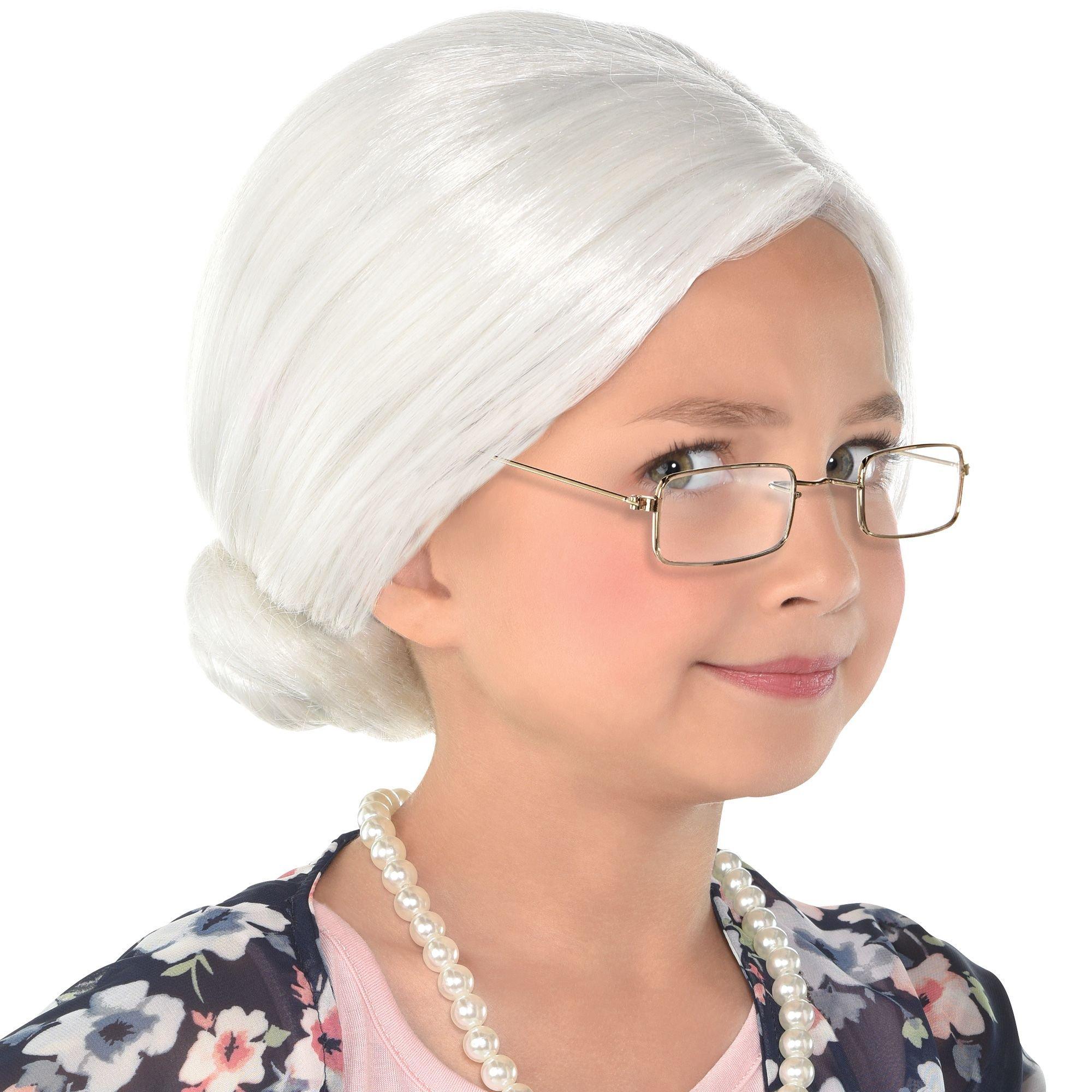 Kids grandma wig new arrivals