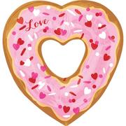 Love Donut Heart Balloon, 25in