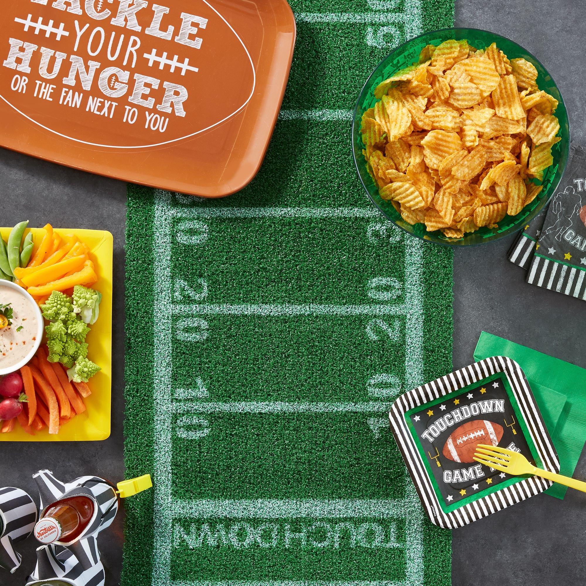 Football Turf Table Runner 15 3/4in x 60in Party City