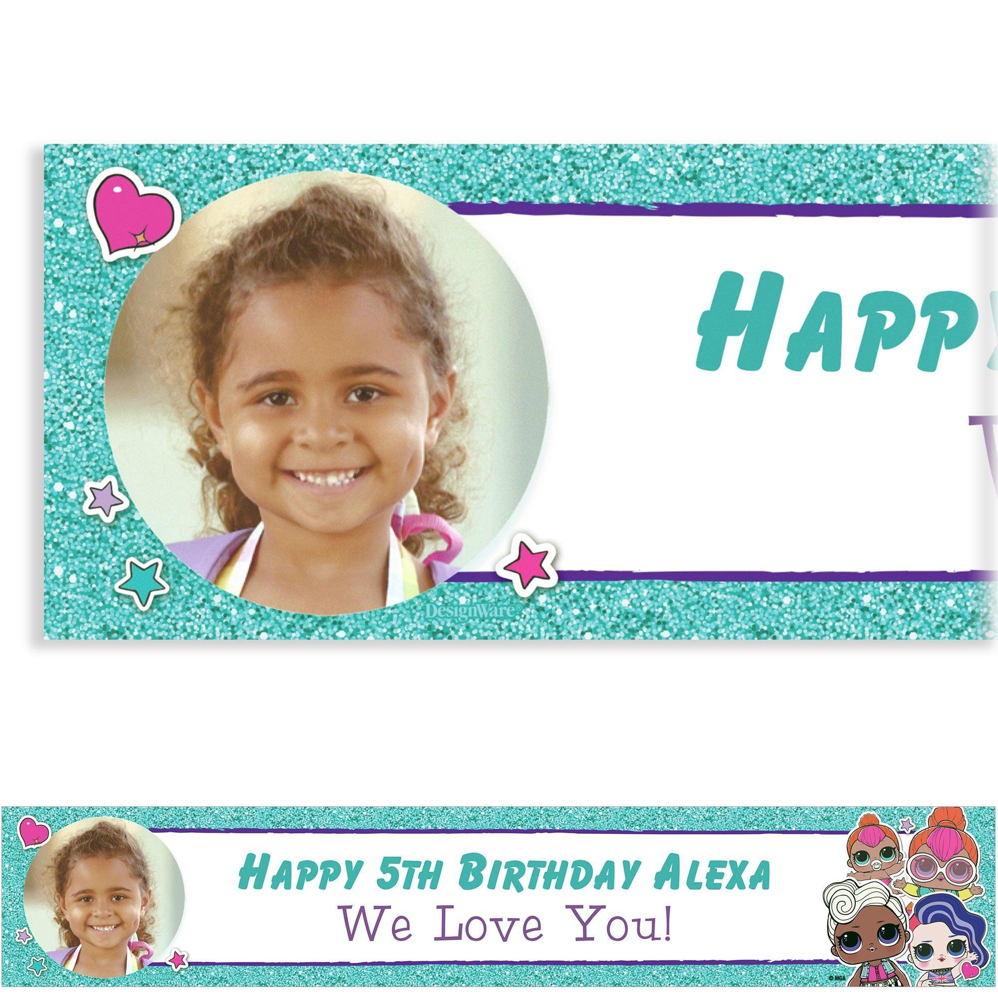 Custom LOL Surprise Photo Banner Party City