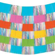 Iridescent & Multi-Colored Fringe Banners 9ct