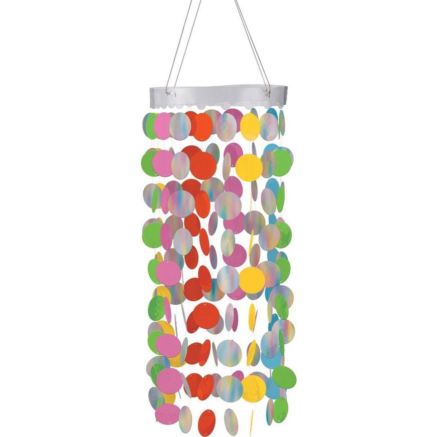 Multi-Colored Circle Chandelier
