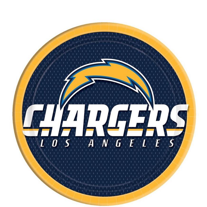 Los Angeles Chargers Lunch Plates 18ct