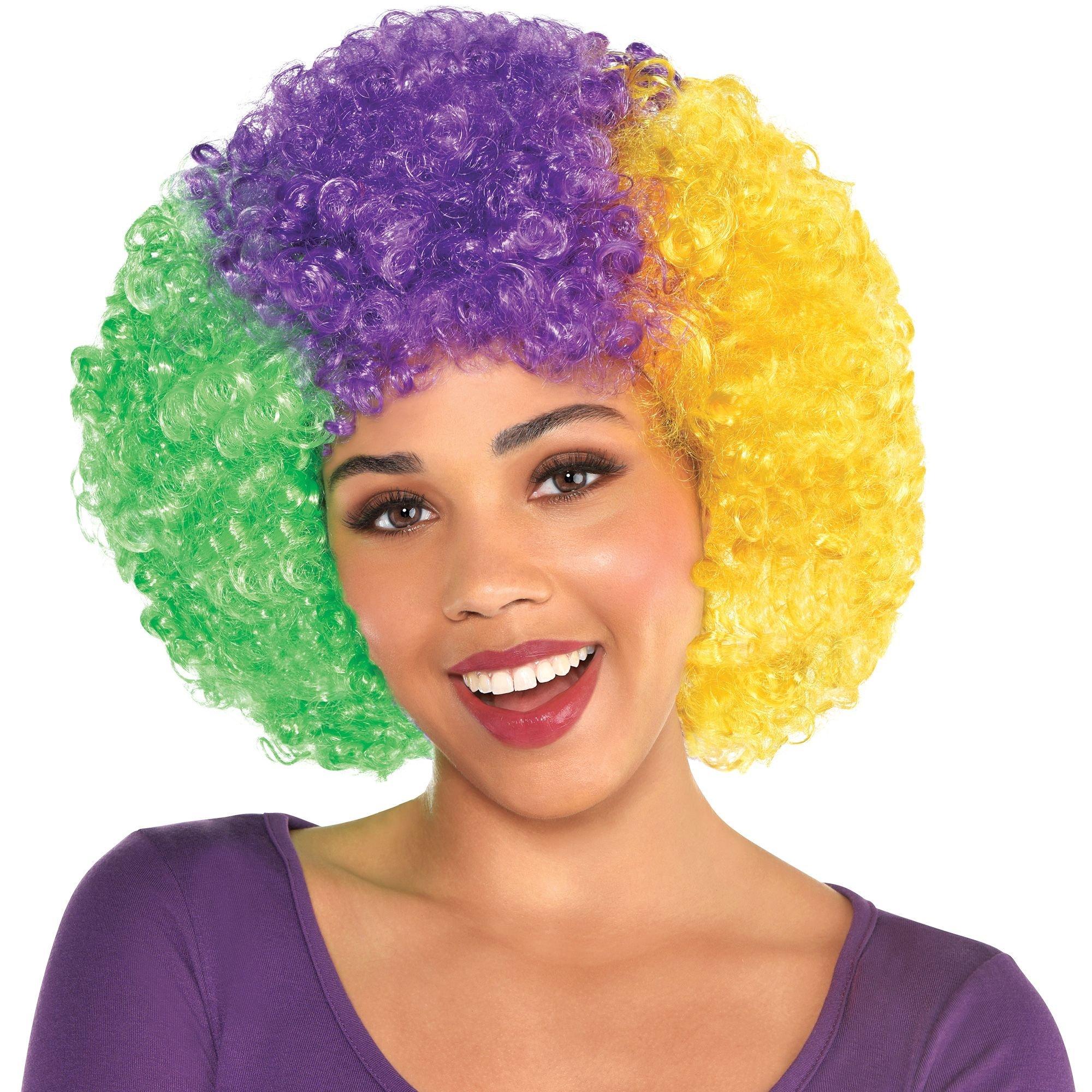 Mardi Gras Curly Wig Party City 