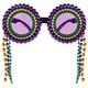Mardi Gras Bead Sunglasses