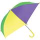 Gold, Green & Purple Mardi Gras Umbrella