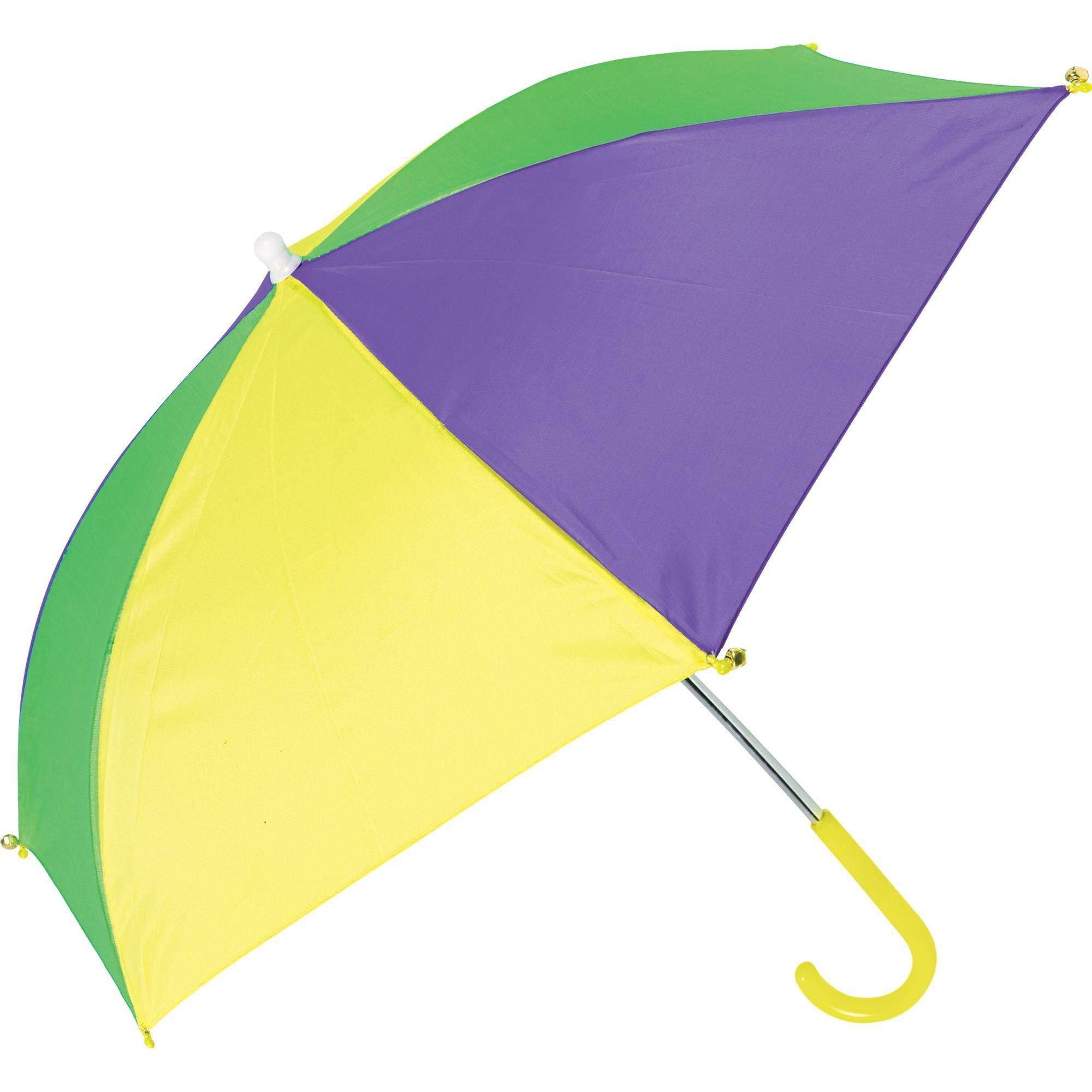purple mardi gras umbrella