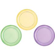 Gold, Green & Purple Dessert Plates 32ct