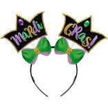 Glitter Mardi Gras Crown Head Bopper