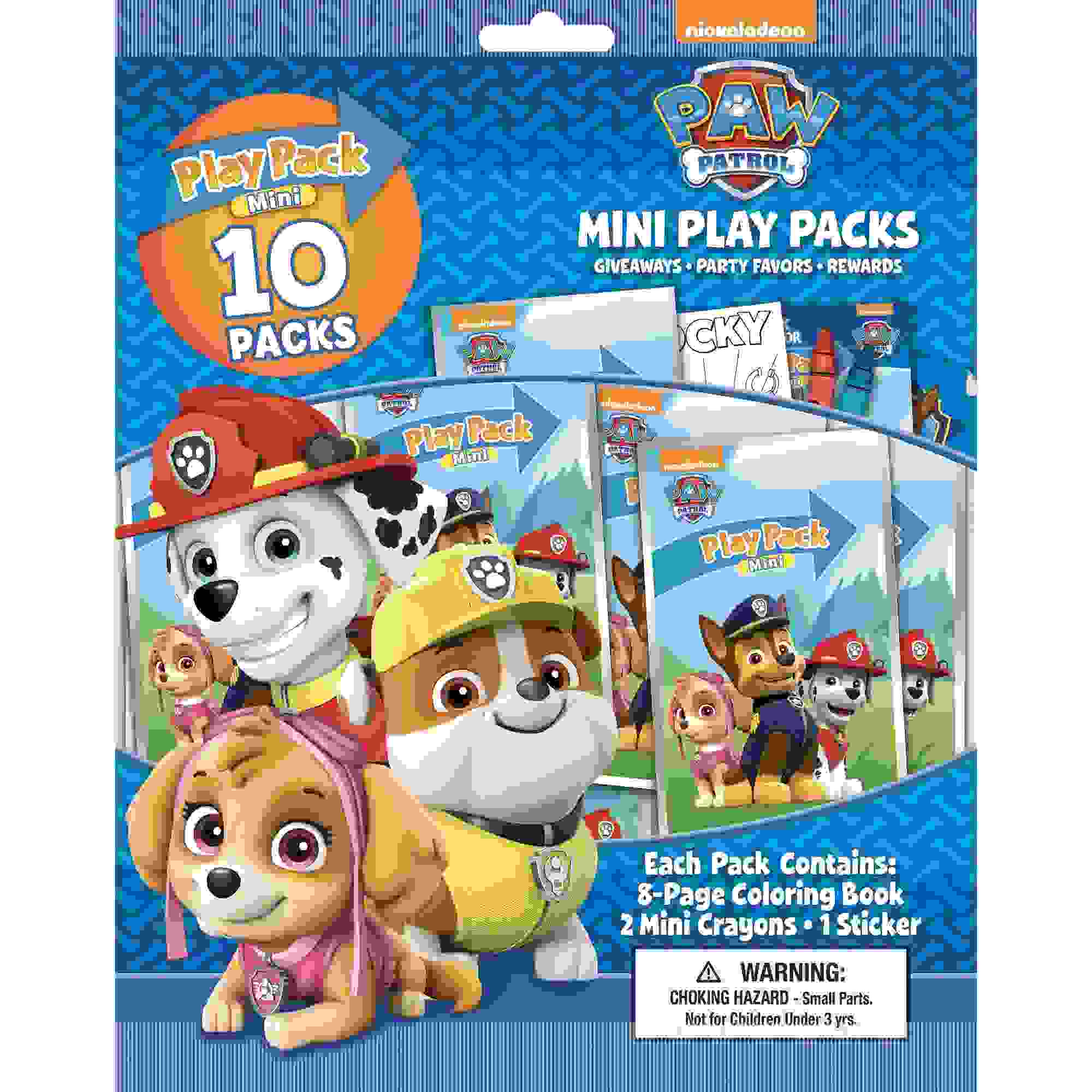 PAW Patrol Mini Play Packs, 10ct