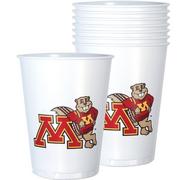 Minnesota Golden Gophers Plastic Cups 8ct