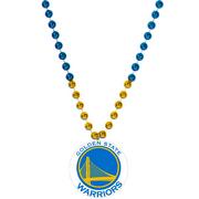 Golden State Warriors Pendant Bead Necklace