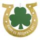 St. Patrick's Day Shamrock and Horseshoe Sign