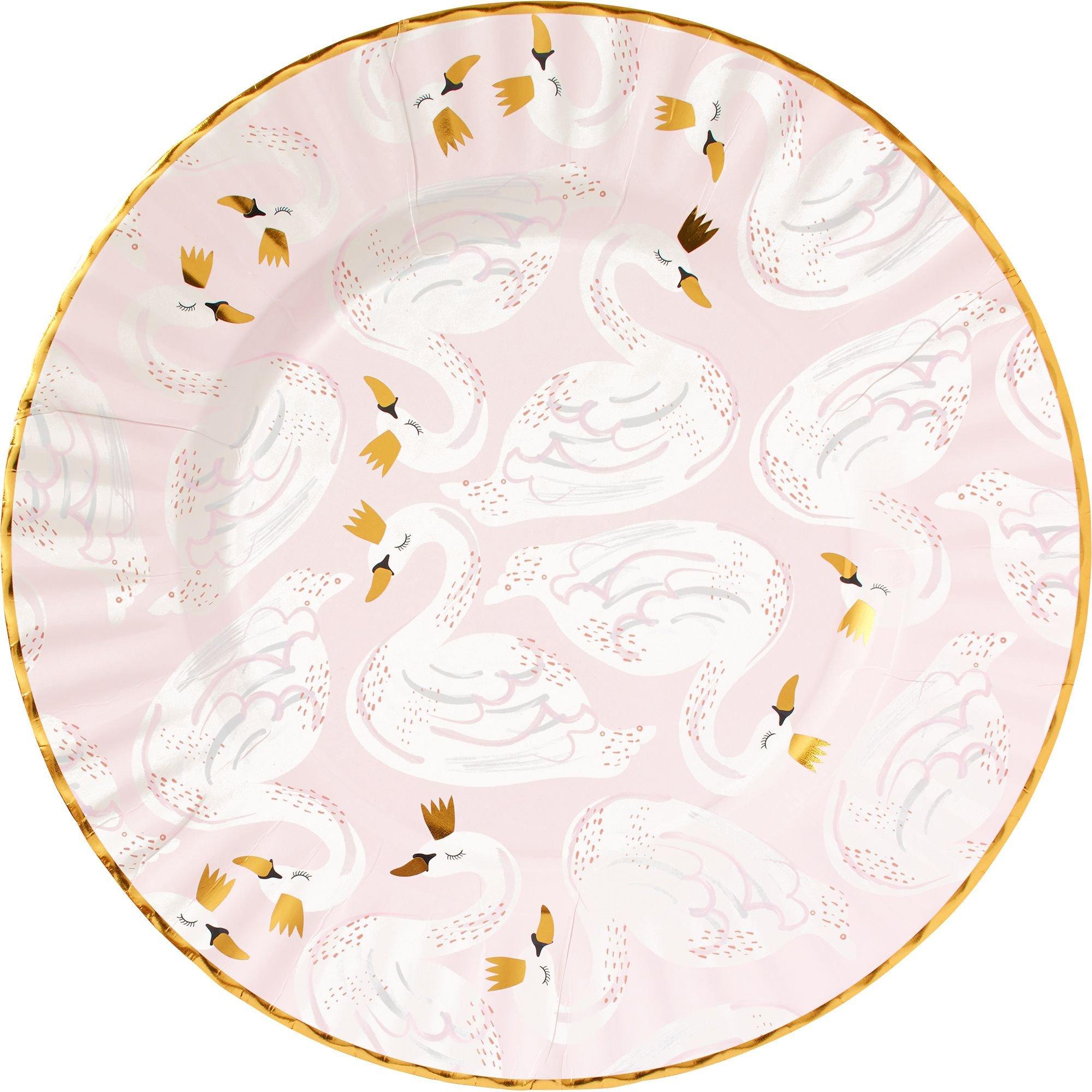 Swan Dinner Plates 8ct