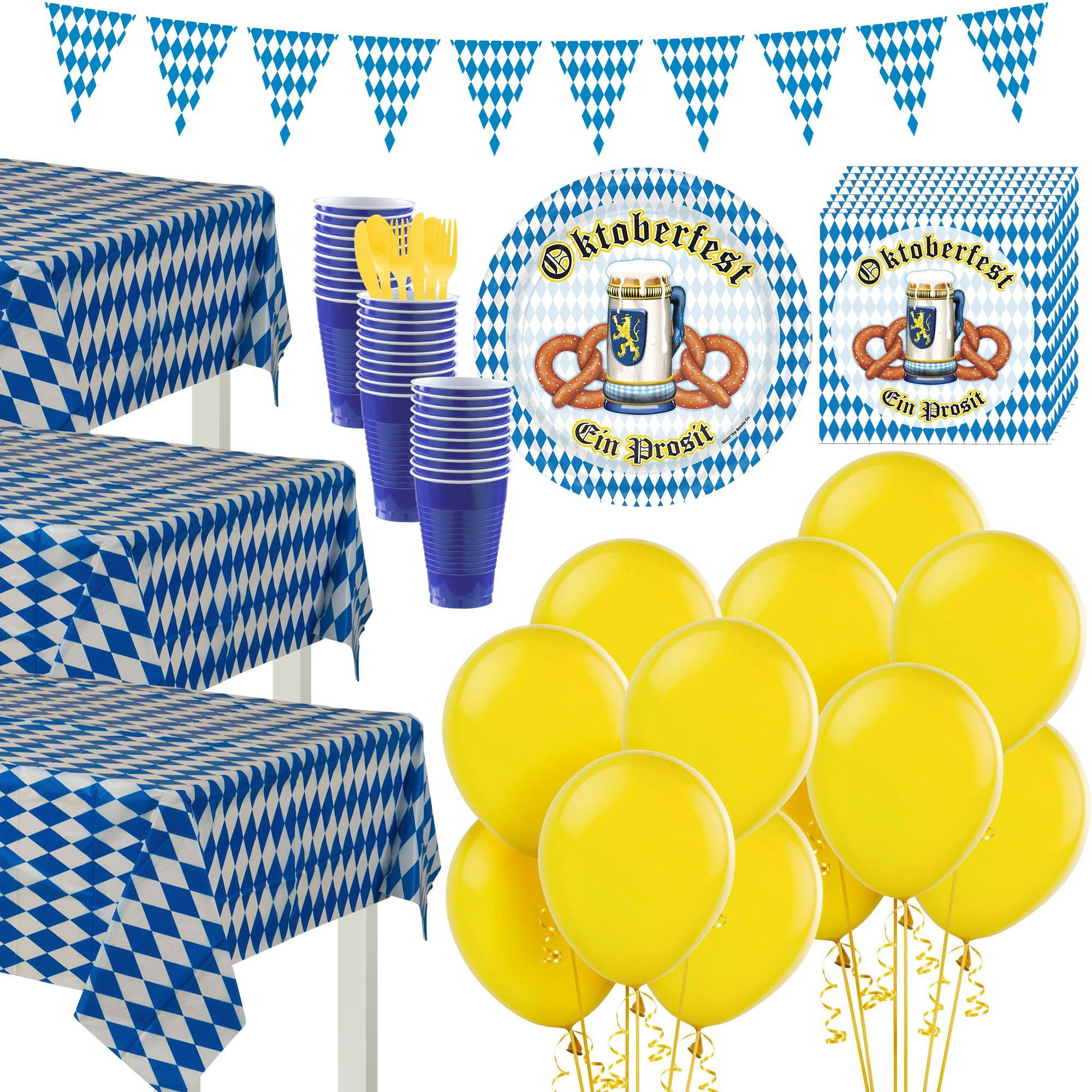 Oktoberfest Tableware Party Kit For 50 Guests | Party City