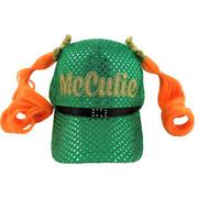 McCutie Sequin St. Patrick's Day Baseball Hat with Pigtails
