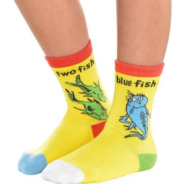 Adult One Fish Two Fish Ankle Socks - Dr. Seuss