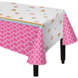 Tea Time Plastic Table Cover