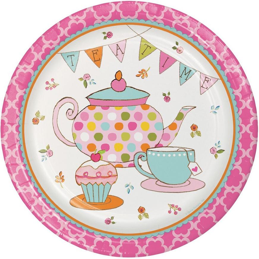 Tea Time Lunch Plates 8ct 