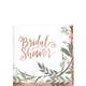 Metallic Floral Greenery Bridal Shower Party Kit for 32 Guests