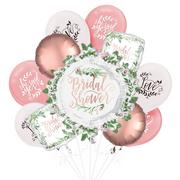 Metallic Floral Greenery Wedding Balloon Kit