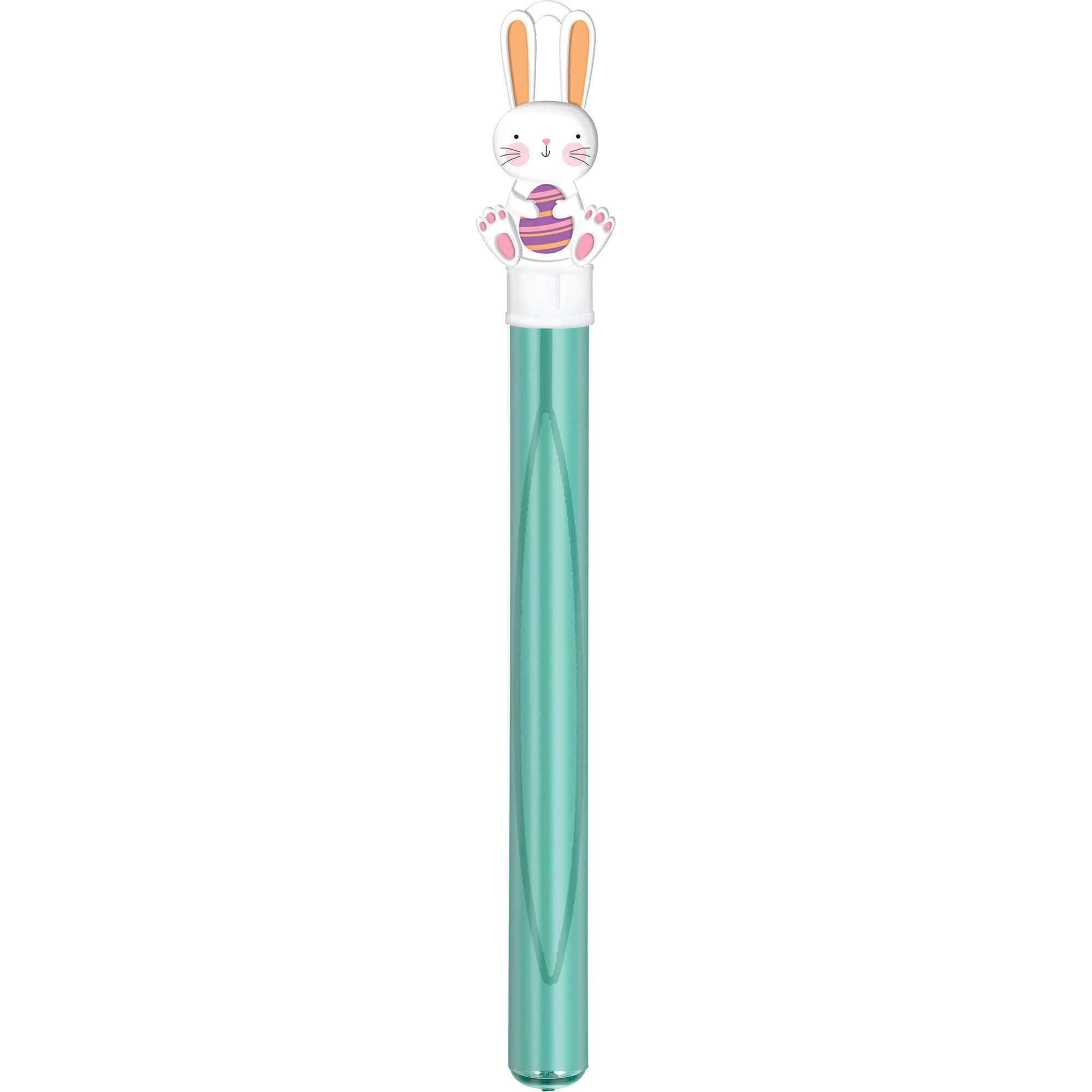 ArtCreativity Easter Bunny Light-Up Bubble Wand - Lights Up, Fun Bubble Toy With Sounds