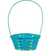 Small Blue Easter Basket 7 3/4in x 3 1/2in