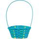 Small Blue Easter Basket 7 3/4in x 3 1/2in