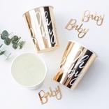 Ginger Ray Metallic Gold Oh Baby Cups 8ct