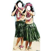 Hawaiian Hula Girls Life-Size Photo Cardboard Cutout